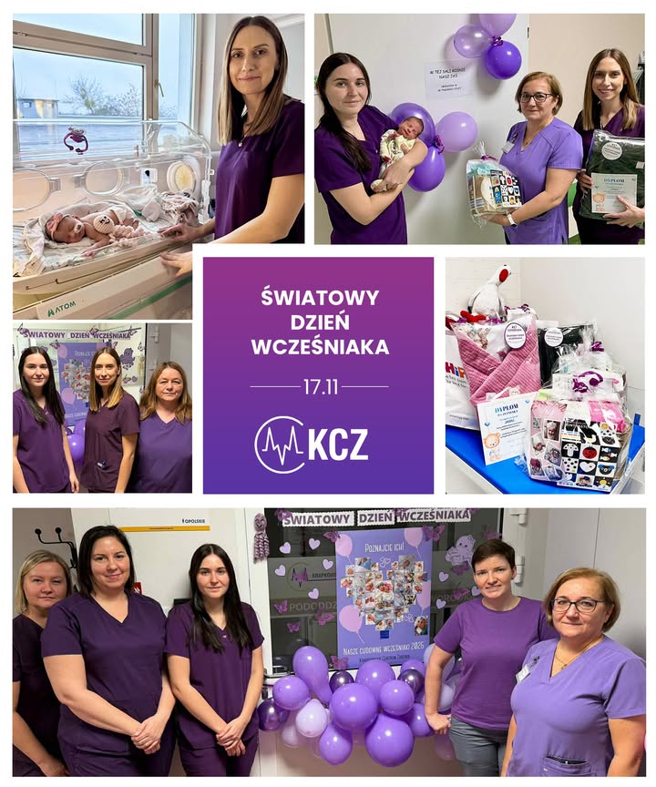 Światowy Dzień Wcześniaka, zespół pracowników medycznych.