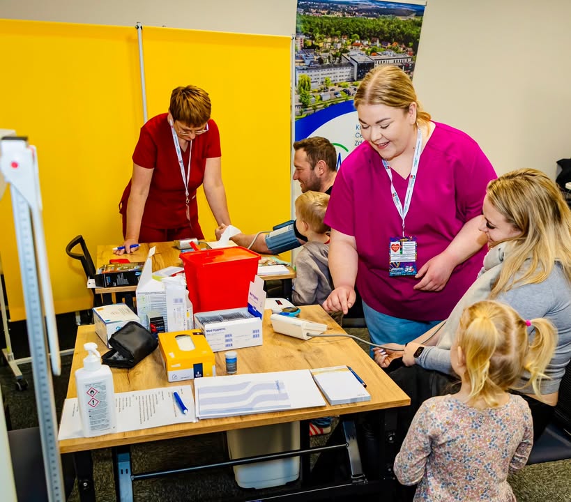 Zajęcia zdrowotne dla dzieci.