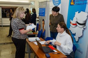 Targi zdrowia, stoisko informacyjne.