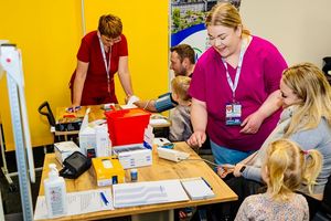 Zajęcia zdrowotne dla dzieci.