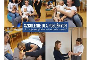 Szkolenie dla położnych, techniki porodowe.