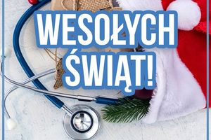 Świąteczne pozdrowienia ze stetoskopem.